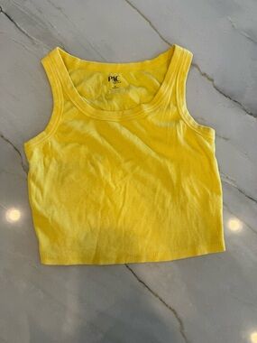 Ribbed Crop Top Tank Top